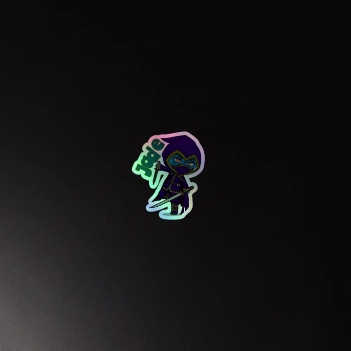 Jade - Shadow Bears - rainbow sticker product image (2)