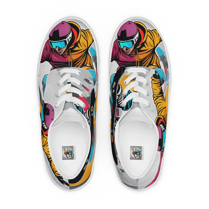 Energetic Snowboarder Canvas Shoes product image (1)