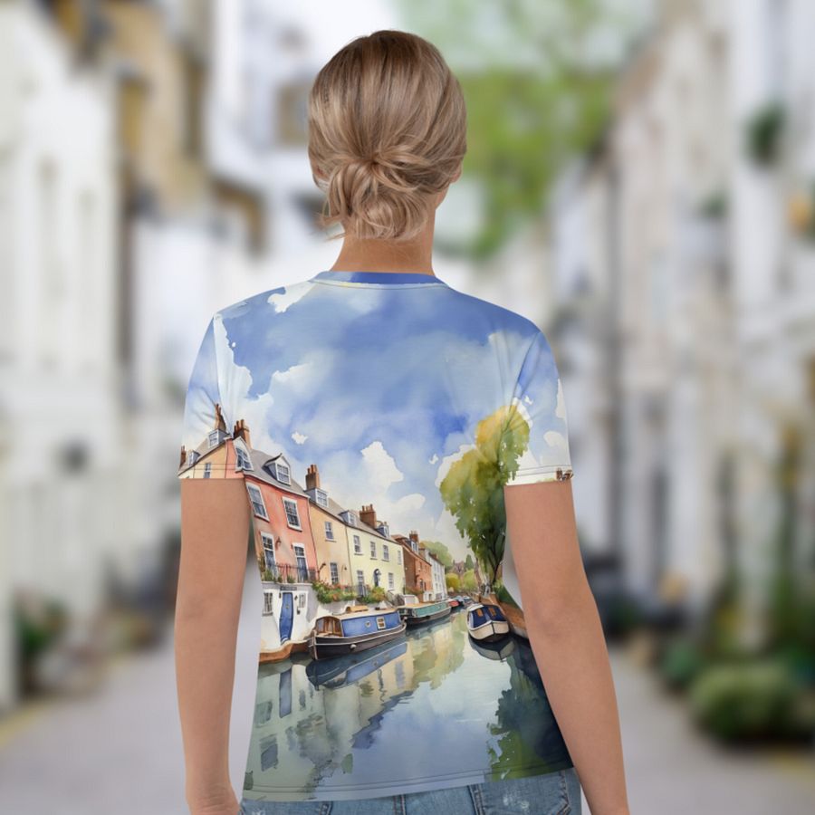 Little Italy - England - All Over Print - Watercolor - T-shirt product image (4)