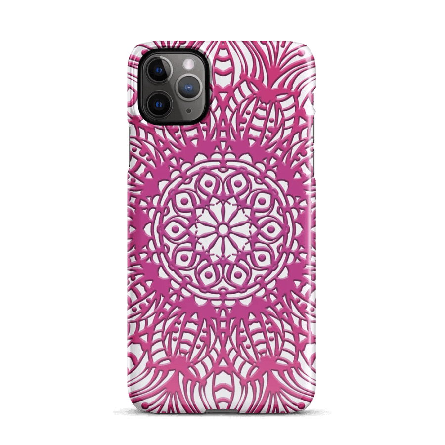 Pink romantic mandala phone case product image (4)