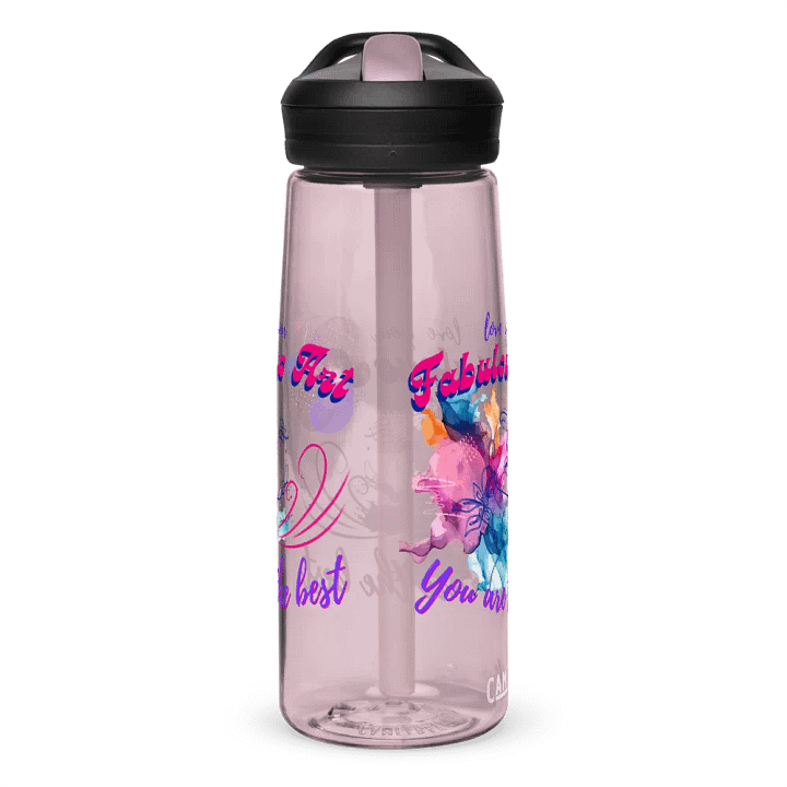 camelbak  water bottle  colorful design for the artist. 'Love your fabuous Art'  Perfect gift for mom, dad, son, daughter colleague, friend who loves arty things product image (2)