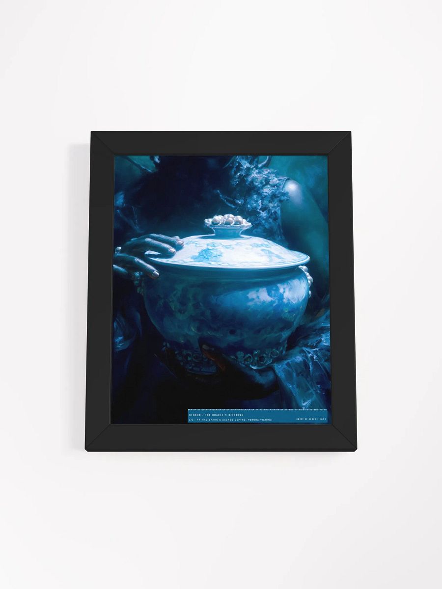 Olokun: The Oracle's Vessel – Framed Matte Poster product image (1)