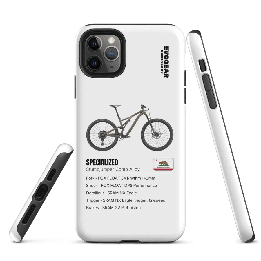 White Specialized Stumpjumper Comp Alloy iPhone Case product image (5)