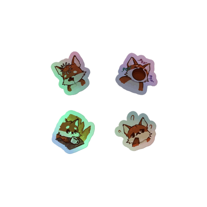 We Are Fine Holo Stickers product image (1)