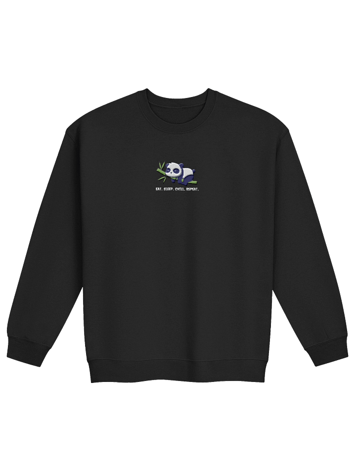 eat, sleep, chill, repeat crewneck (white text) product image (1)