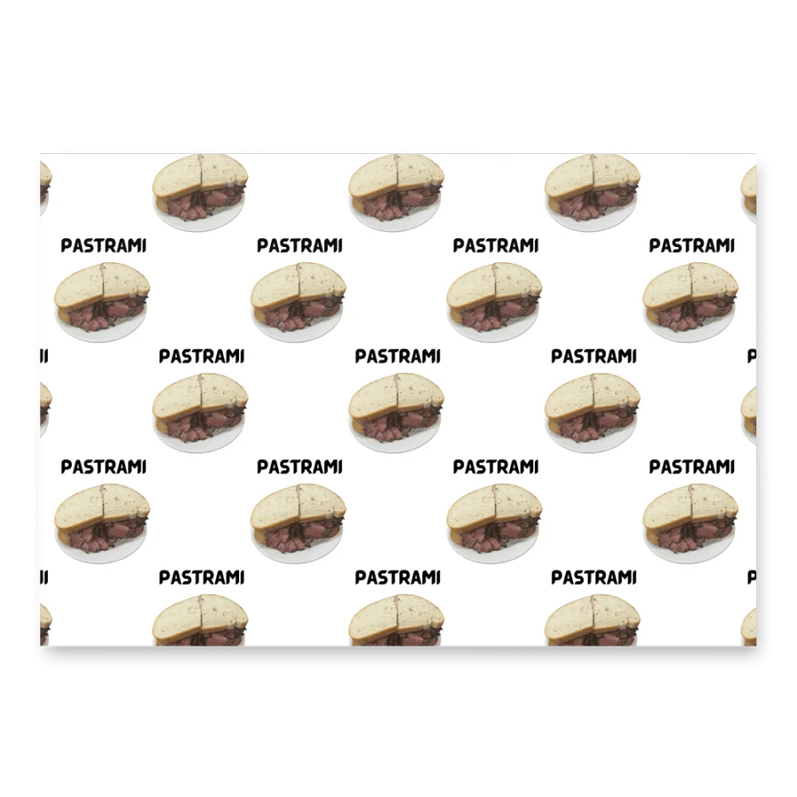 Jason's Favorite Foods Wrapping Paper product image (1)