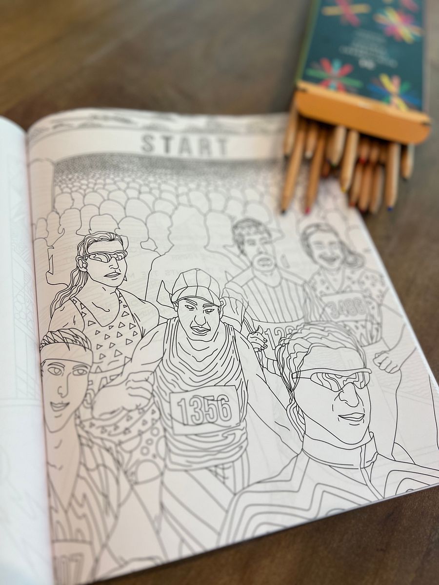 Be Slow. Get Fast. Runner's Coloring Book product image (5)