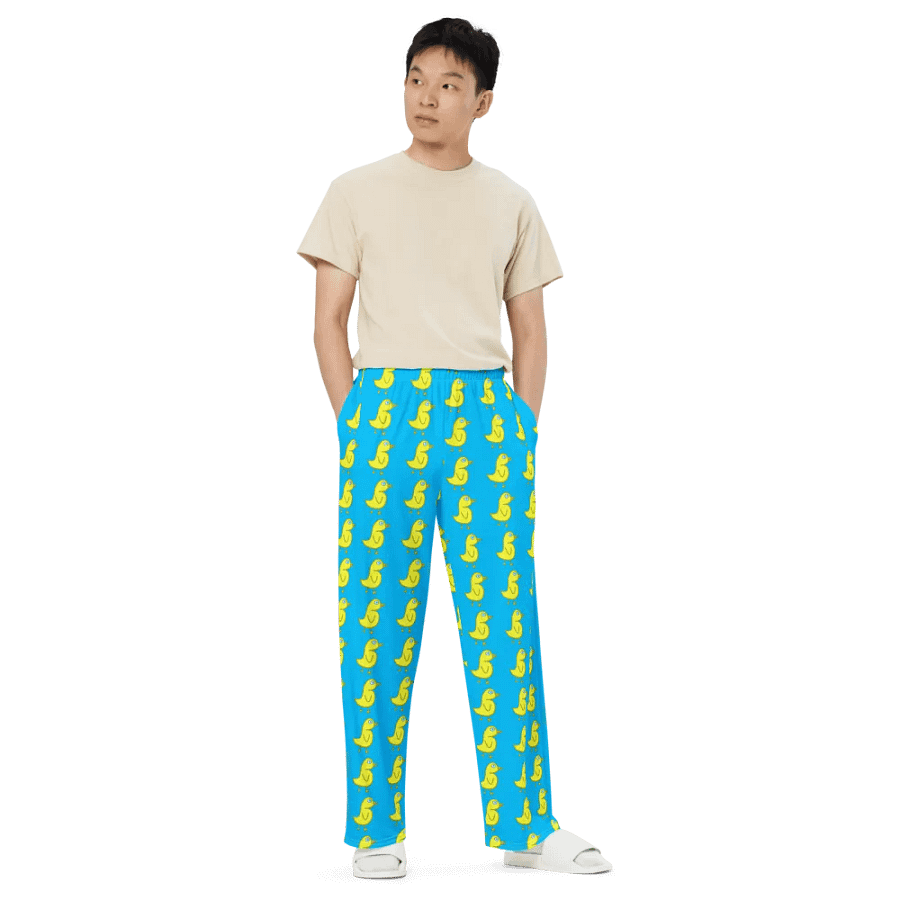 Quacker Waddle-Waddle Unisex Wide-Leg Pants product image (6)