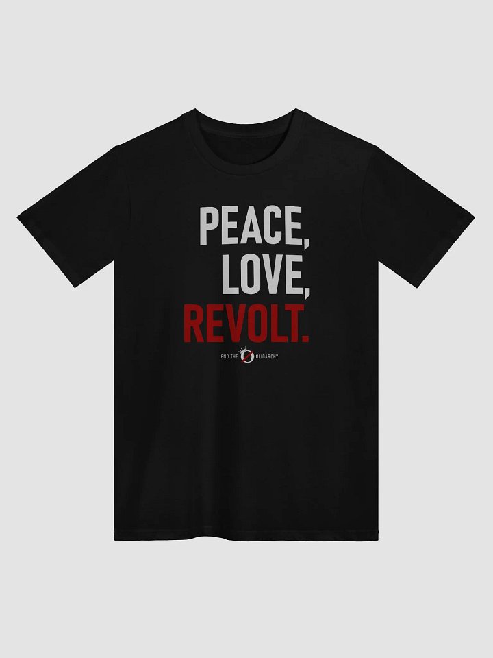 Peace, Love, Revolt T-Shirt product image (1)
