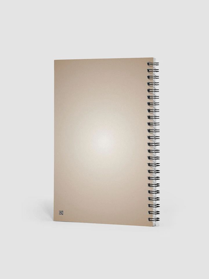 Cat with Fiery Florals Spiral Notebook product image (2)