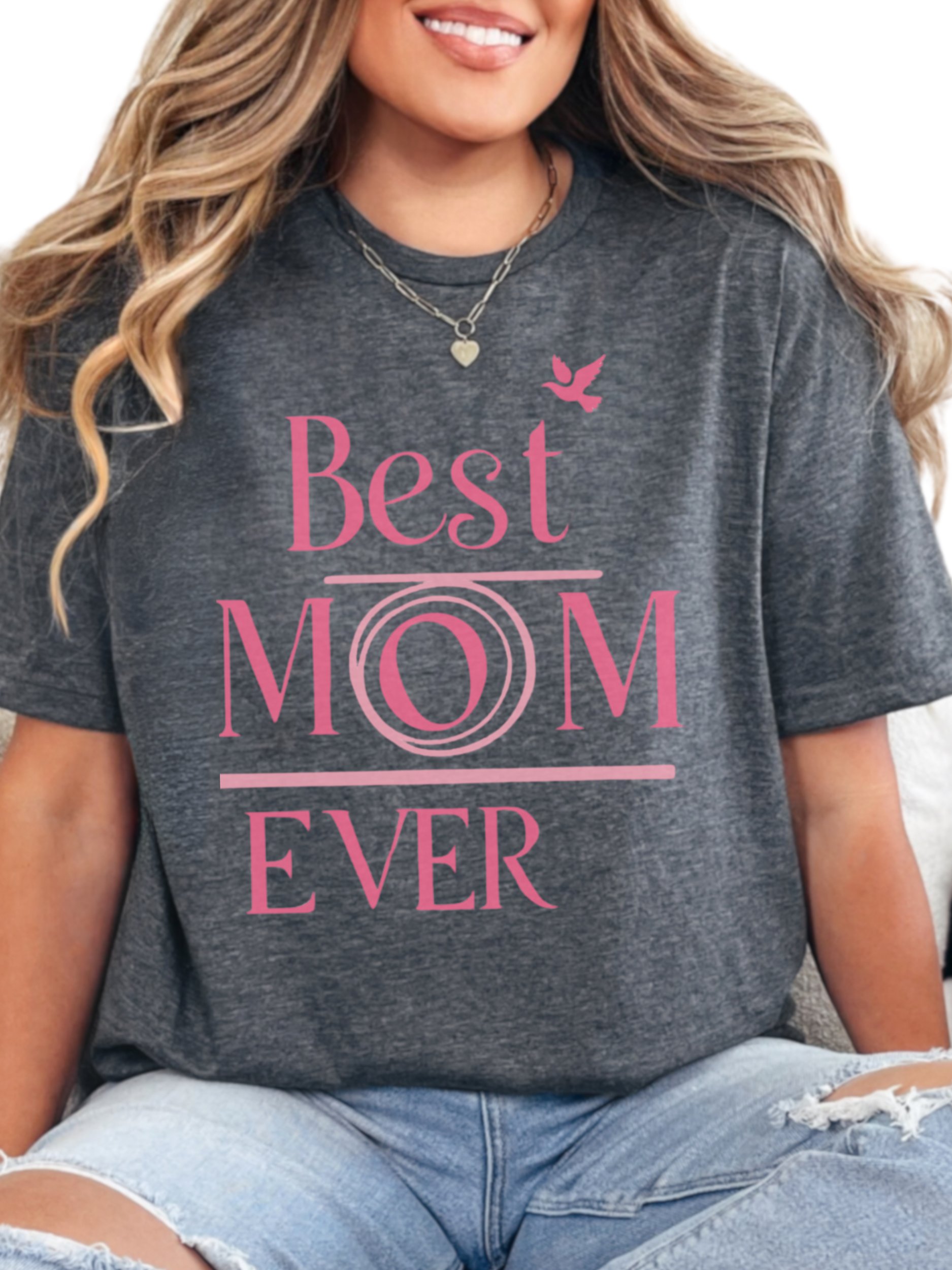 Best Mom Ever Minimalist Dove product image (4)