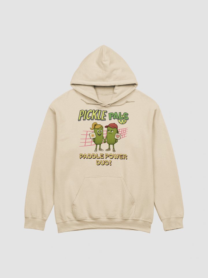 Pickle Pals Couple Paddle Power Duo Pickleball Hoodie product image (1)