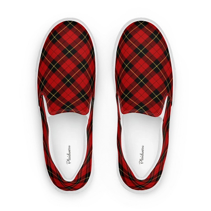 Wallace Tartan Men's Slip-On Shoes product image (1)