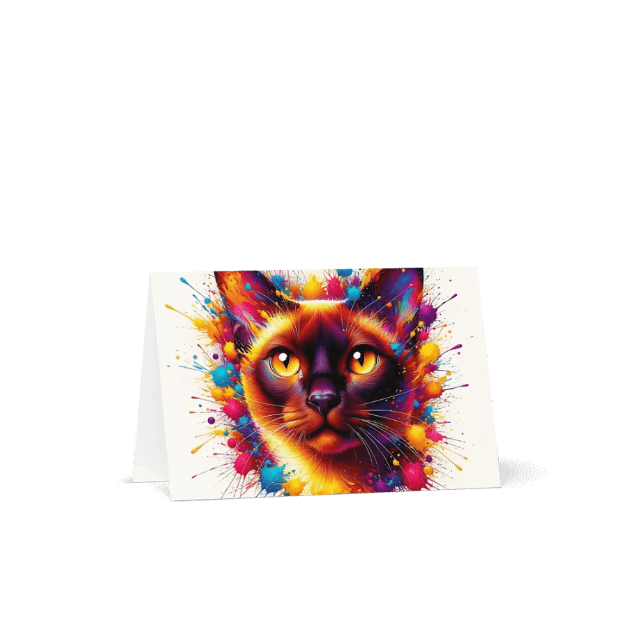 Greeting Card: Burmese product image (19)