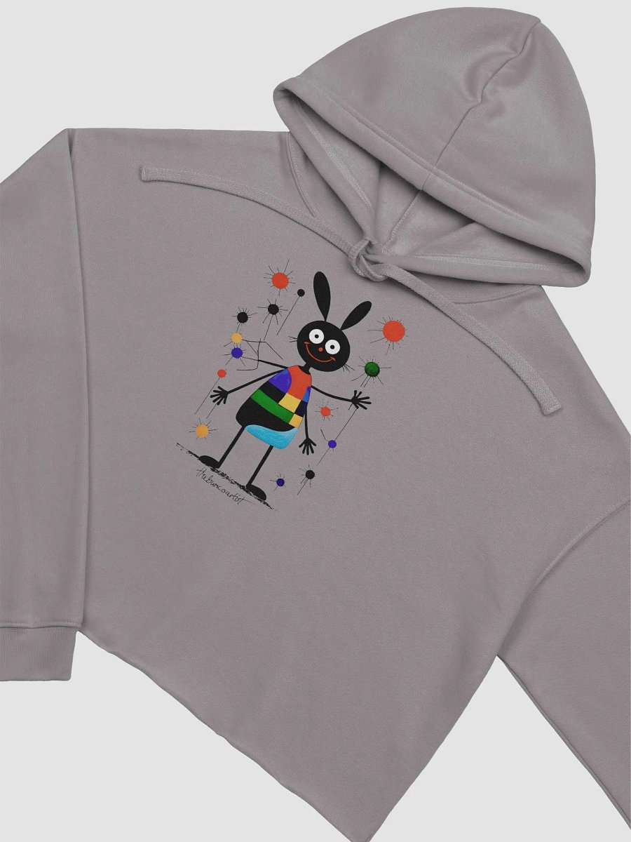 Bella+Canvas Fleece Crop Hoodie product image (3)