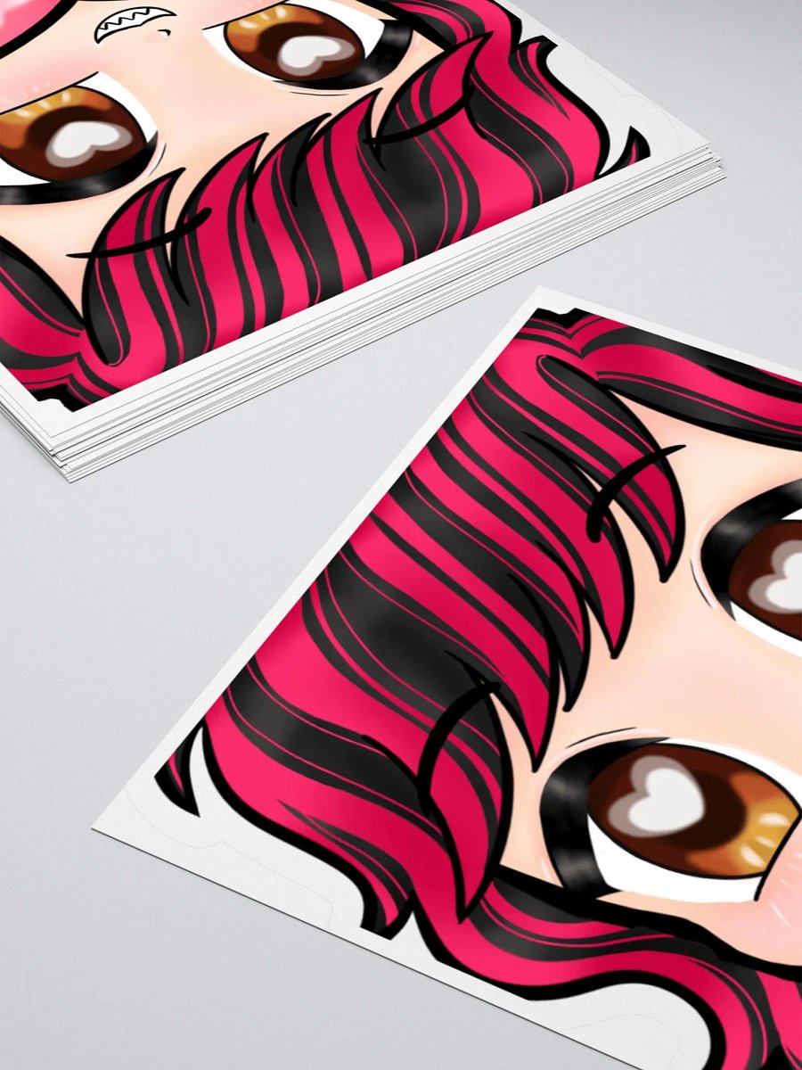 Chibisaurus hearts Stickers product image (4)