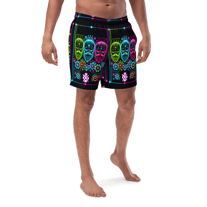 Neon skulls swim shorts product image (1)
