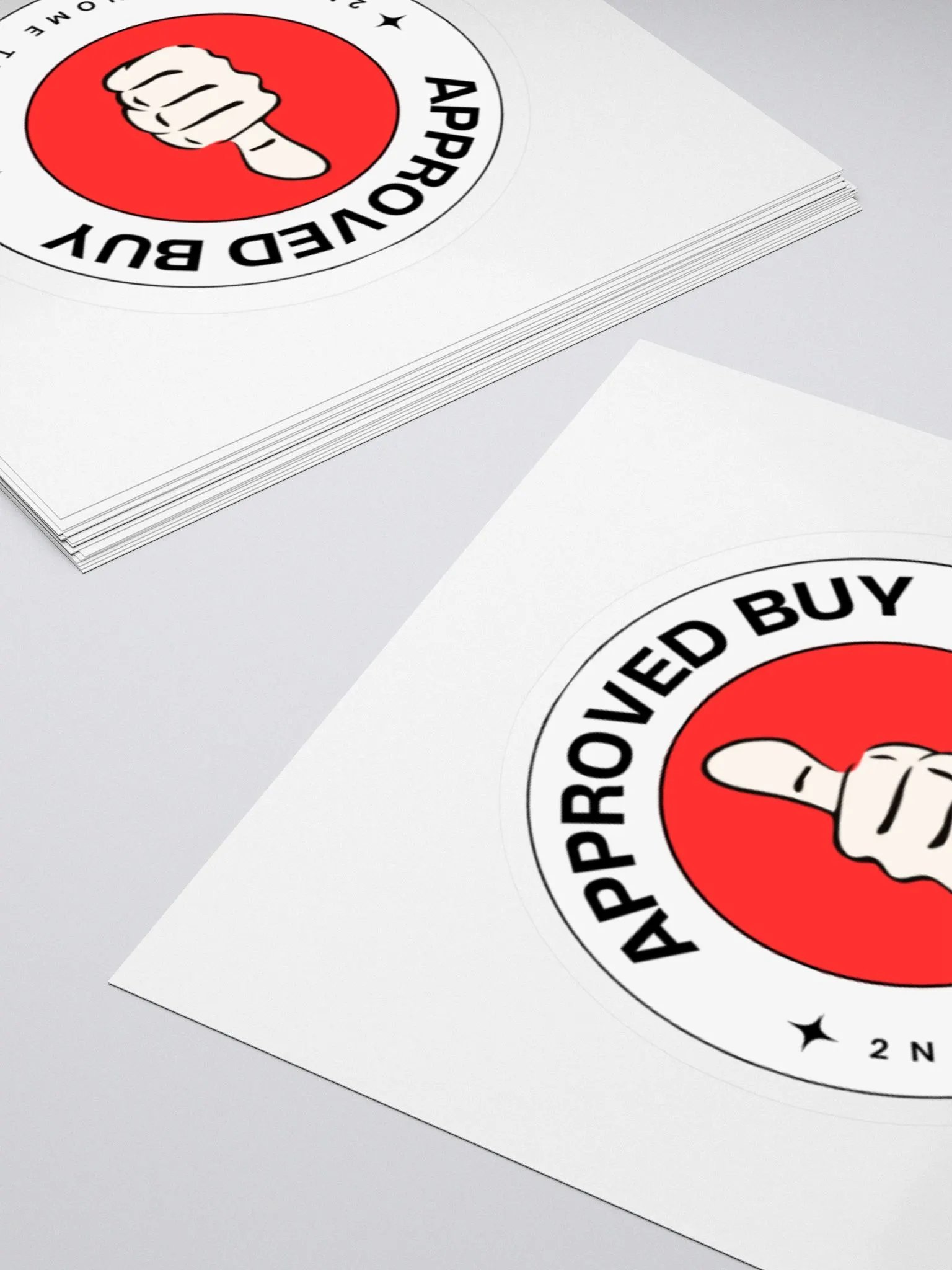 Approved Buy Kiss Cut Stickers product image (4)