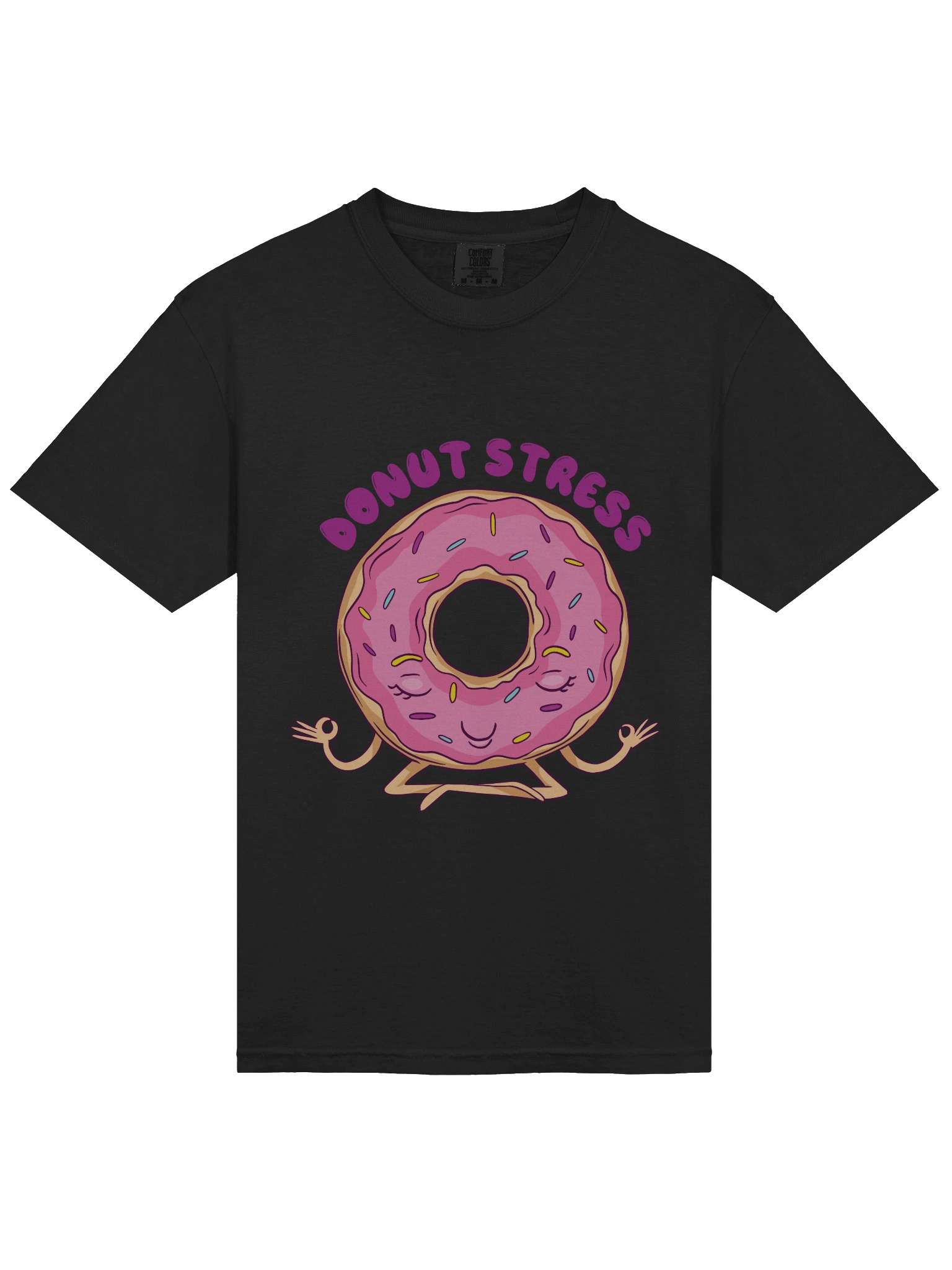 Donut Stress Yoga T-Shirt product image (3)