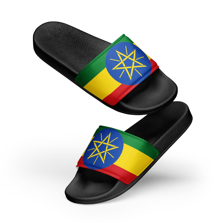 Ethiopian-Star and Stripes Women's Slides product image (11)