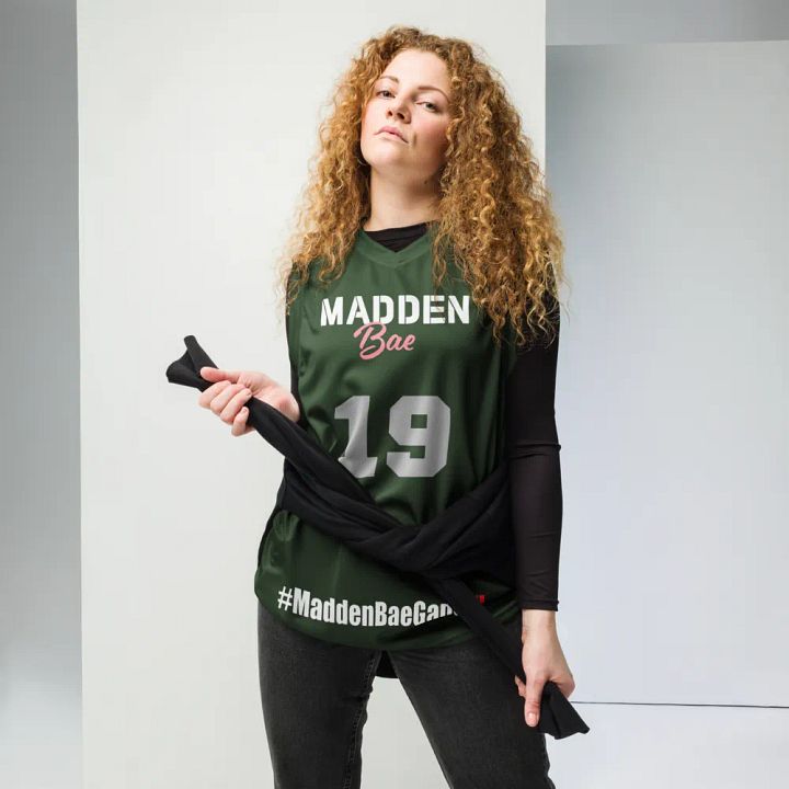Madden Bae Jersey🦅 (Green + Gray) product image (2)