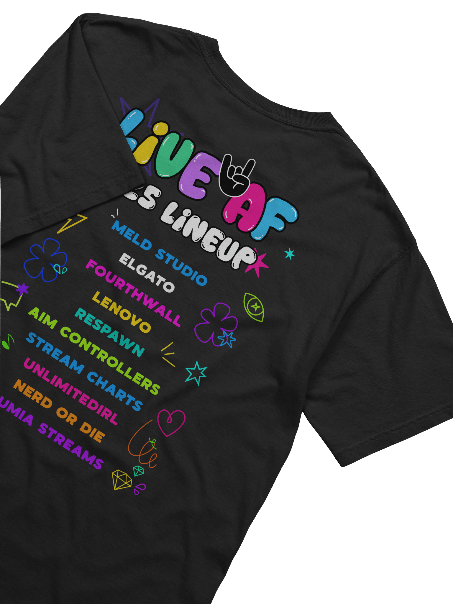 LiveAF 2025 T-Shirt product image (6)