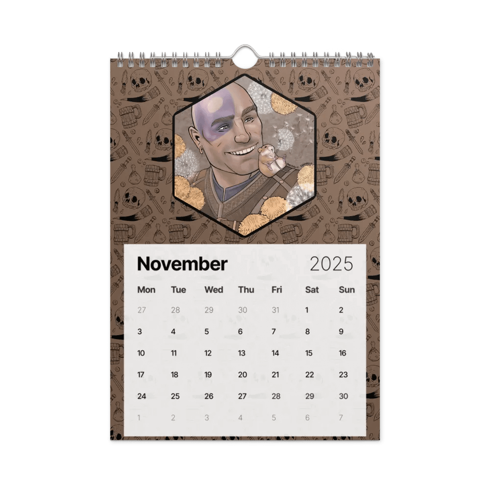 BG3 2025 Calendar - rainbow product image (11)