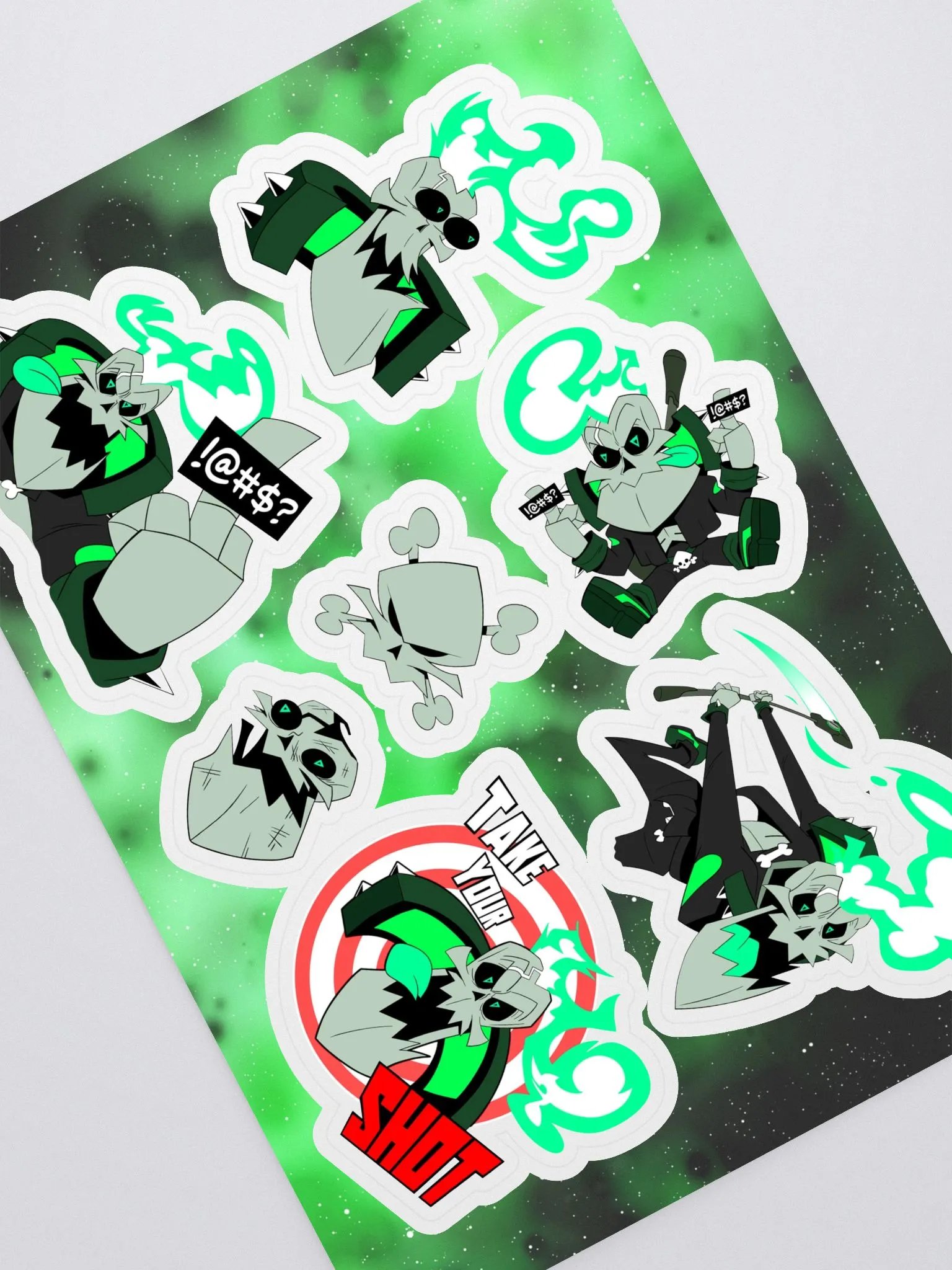 Jaw Bone - Sticker sheet product image (1)