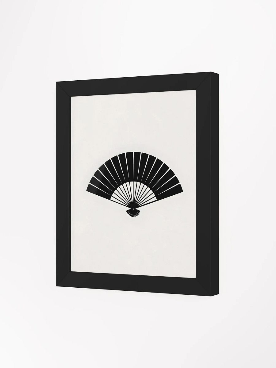 Abstract Fan Framed Print | Minimalist Decorative Wall Art product image (3)