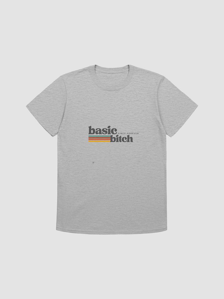 Retro Aesthetic Graphic Tee – Basic Bitch Since Forever product image (2)