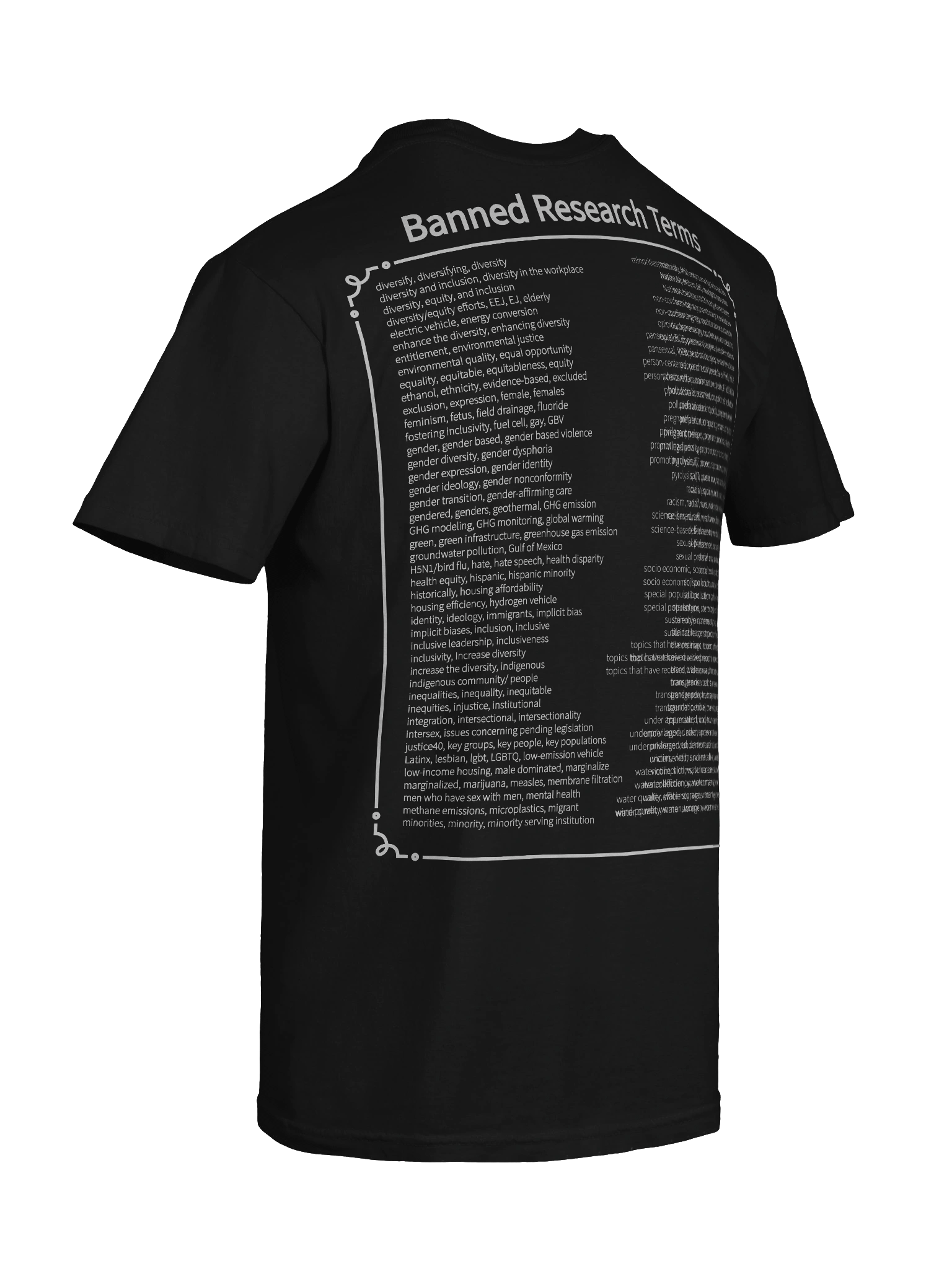 (AMA) Banned Research Terms t-shirt product image (88)