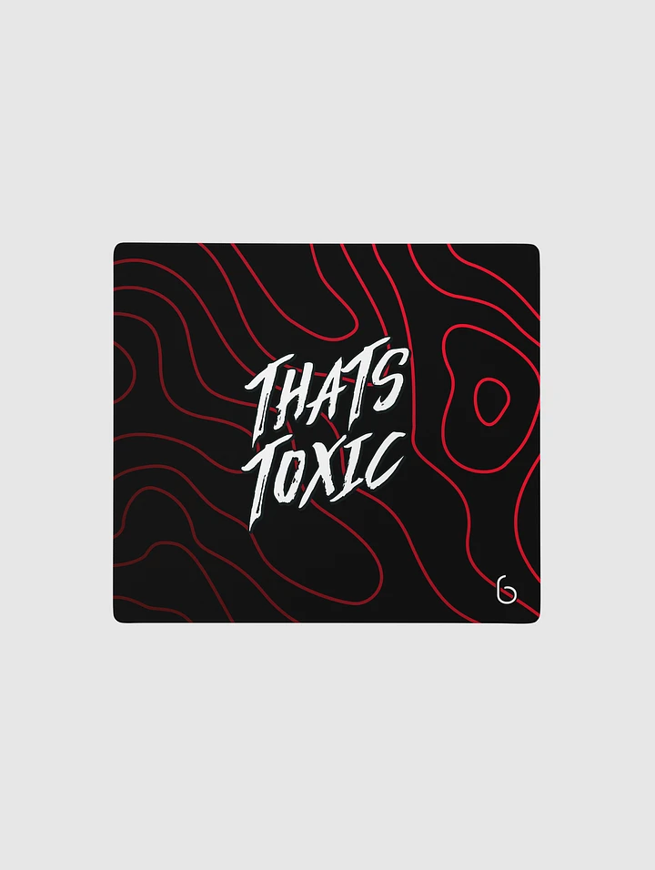 (2 Sizes) That's Toxic Black/Red Desk Mat product image (1)