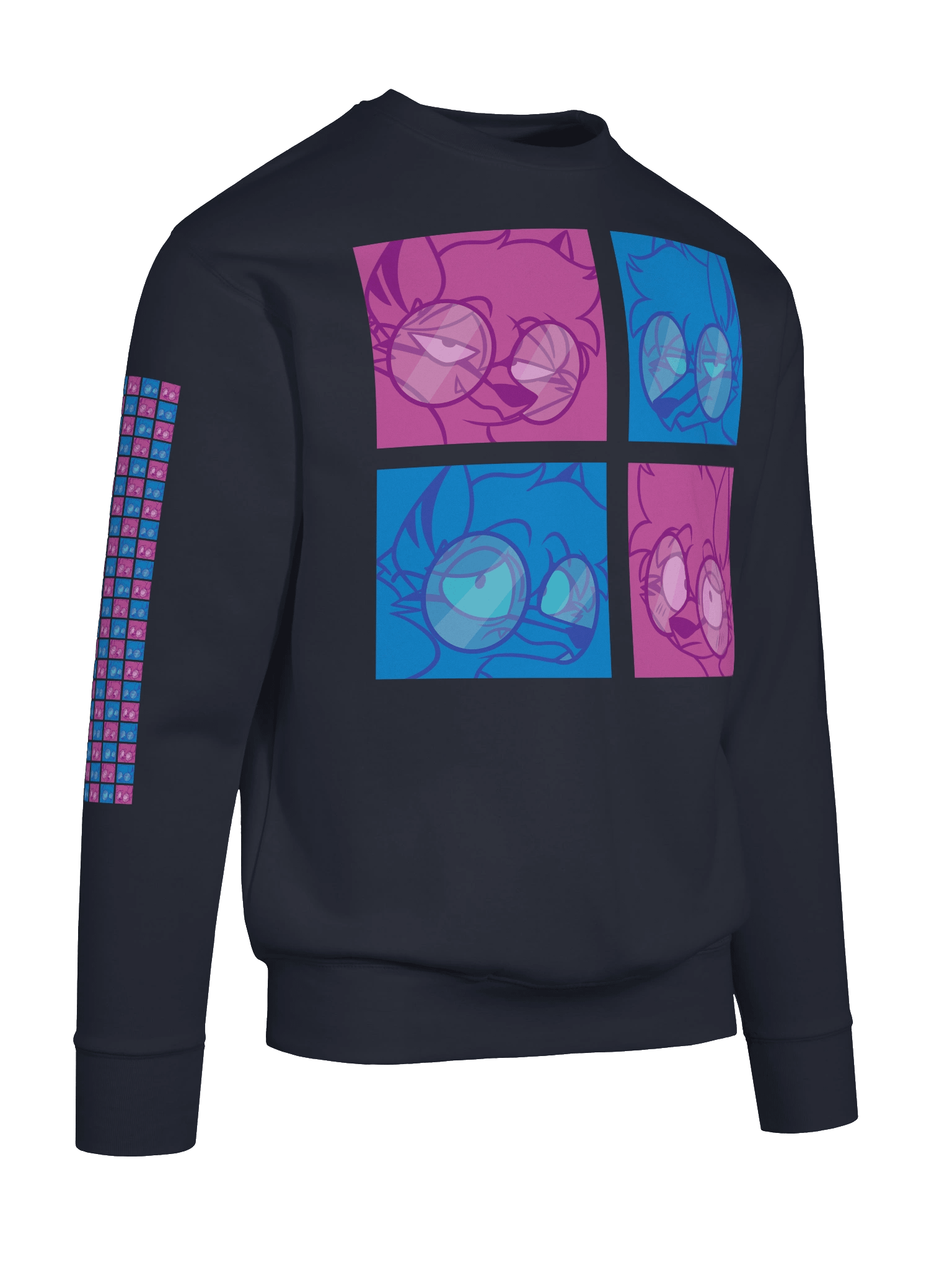 4 Moods Wolf Sweater 🐺💙💜 product image (52)