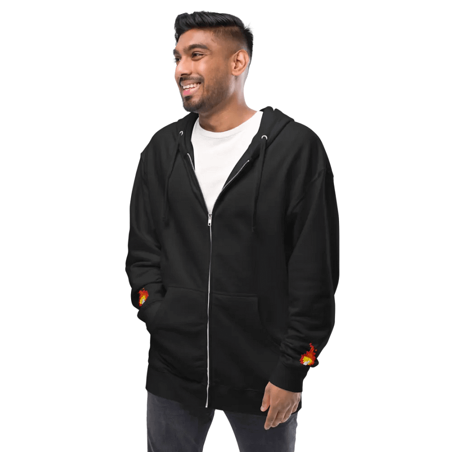 Phlare Flame Fleece Zip Up Hoodie product image (3)