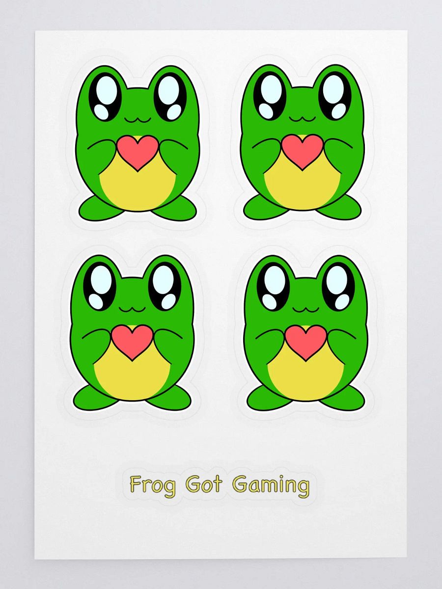 Frog Loves You Sticker Sheet product image (3)