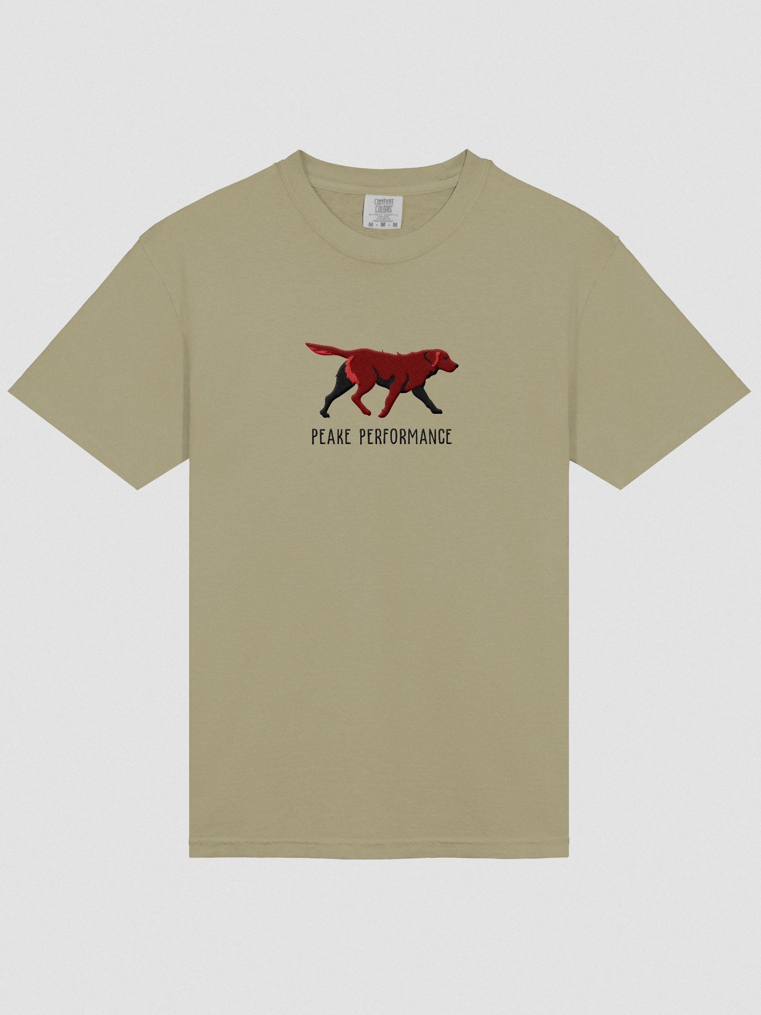 Peake Performance T-Shirt(Embroidered) of a Chesapeake Bay Retriever(Brown) product image (6)