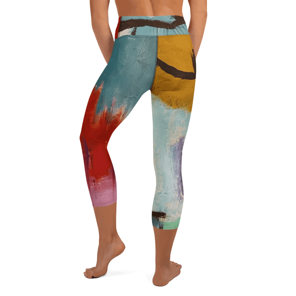 original artwork printed on yoga leggings, workout with style product image (6)