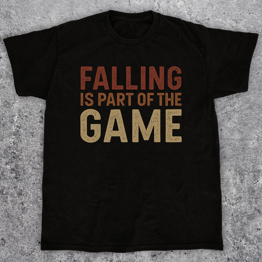 Falling is part of the game, Skate t-shirt, Unisex product image (1)
