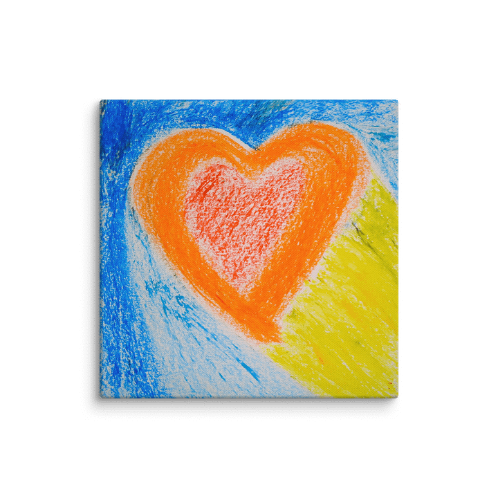 Cordial Comet Heart Art Canvas Print product image (3)