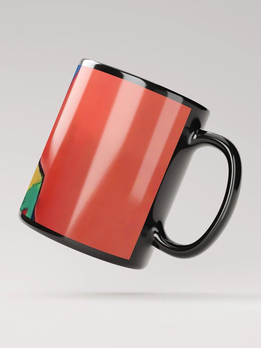 Donna with Hat Black Glossy Mug product image (5)