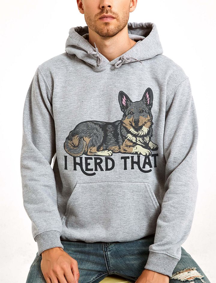 I Herd That Hooded Sweatshirt Swedish Vallhund | Funny Hoodie for Herding Dog Owners product image (20)