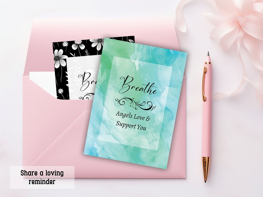Digital Positive Affirmation Cards, Mindfulness Cards, Guardian Angel Cards, Positive Cards, Vision Board Printables, Self Care Printables product image (9)