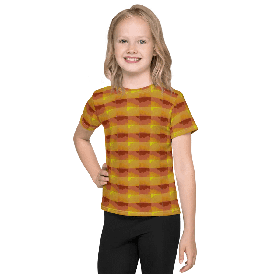 Yellow -Red T-shirt product image (1)