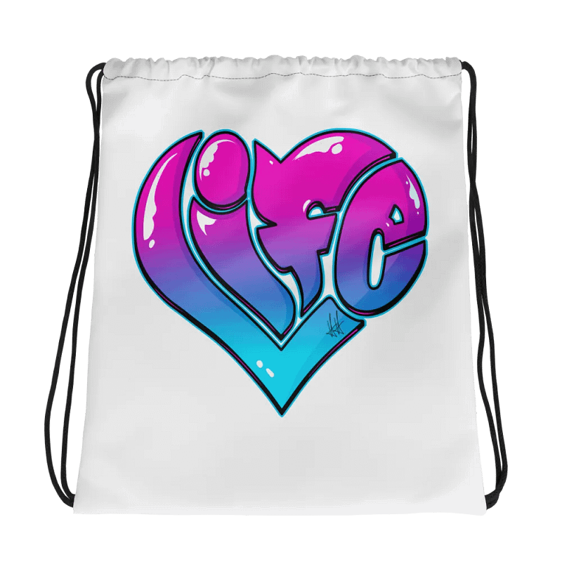 Love Life Klassik Drawstring Bag