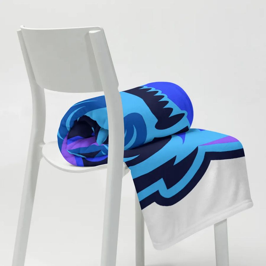 Blue Thunder Throw Blanket product image (8)