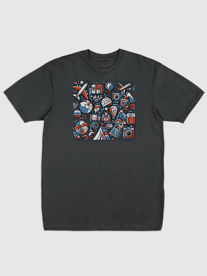 Cotton Heritage Men's Premium Heavyweight Tee | AI Design about travel product image (2)