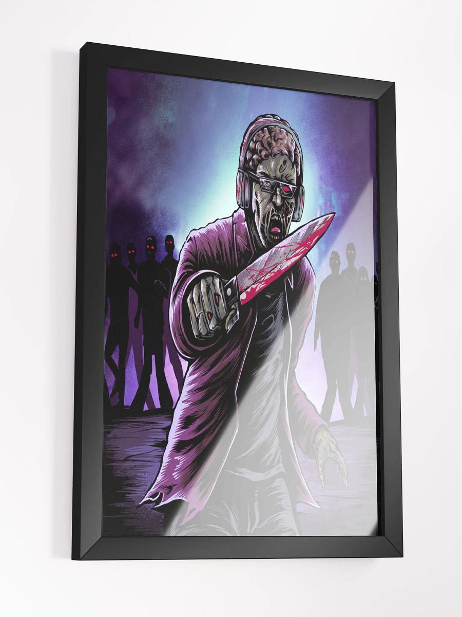 ZombieSlayer2948 Horror Edition Rectangle Framed High-Quality Matte Poster (in) product image (3)