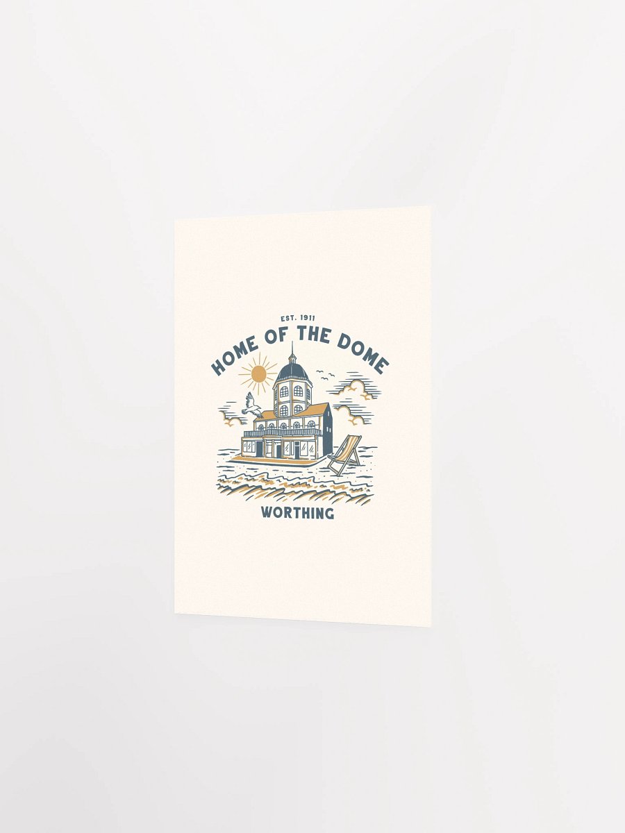 Home of the Dome Print | Hand-Drawn Poster | Worthing, UK product image (40)