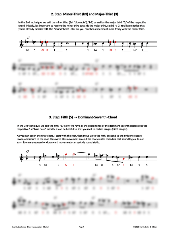 7 Steps to the perfect Blues-Solo - Clarinet product image (4)