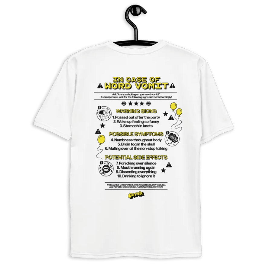 Warning! Word Vomit T-Shirt product image (1)